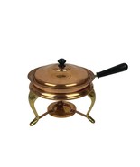 Mid-Century Copper Brass Three-Legged Chafing Dish Food Warmer - $1,384.02 MXN