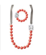 Stella Dot Kids Color Crush Statement Necklace &amp; bracelet Set, New - $34.28 CAD