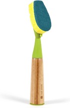 Full Circle Suds Up Soap Dispensing Dish Sponge with Bamboo Handle, 3 oz - £23.11 GBP