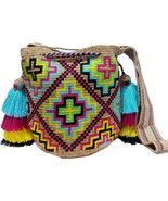 Handmade Wayuu Crochet Tote Bag, Woven Mochila, Colombian Tribal Bag, Be... - $2,091.90 MXN