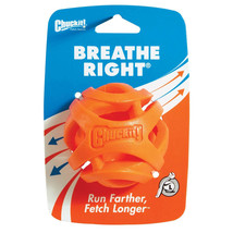 Chuckit! Breathe Right Dog Toy Fetch Ball Orange 1ea/MD - £8.66 GBP