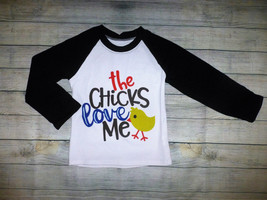 NEW Boutique Chicks Love Me Easter Boys Long Sleeve Shirt  - £5.11 GBP