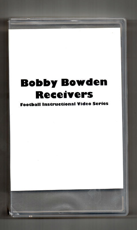 Legends of the Game, Coaches Direct, Football Receiver video, Bobby Bowden - $17.50