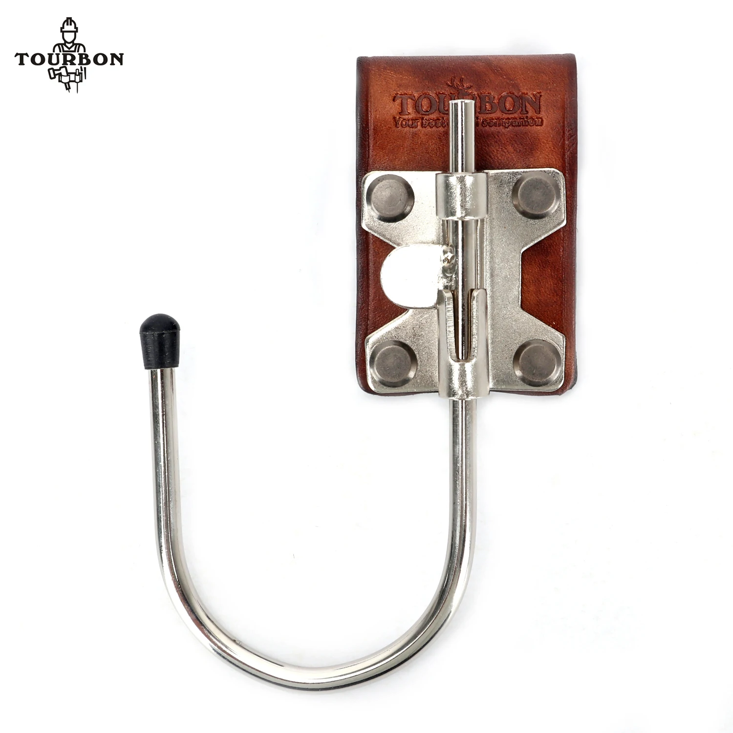 Tourbon Real Leather Loop &amp; Steel Float Hook Multi Drill Tool Holder Heavy Duty  - £51.48 GBP
