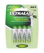 ULTRALAST ULNMH4AASL AA Size Rechargeable Battery - NIMH 1.25V 1500mAh, ... - $411.92 MXN