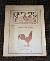 XRARE: October 1922 Grit and Steel Magazine - cock fighting game fowls - £59.81 GBP