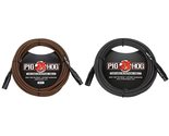 Pig Hog PHM20BRD Black/Red Woven High Performance XLR Microphone Cable, ... - $27.25