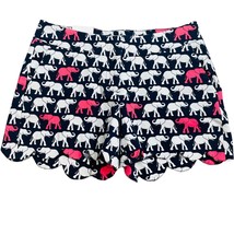 Crown &amp; Ivy Elephant Shorts Blue Pink White Size 2 NWT - £21.95 GBP