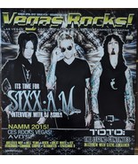 SIXX:A.M. DJ Ashba, TOTO&#39;s Steve Lukather @ VEGAS ROCKS Magazine Mar 2015 - €8,52 EUR