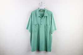 Vtg 90s Streetwear Mens 2XL Distressed Knit Collared Polo Shirt Heather ... - $24.70