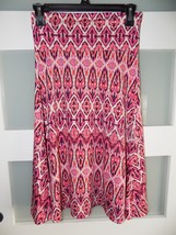 Lularoe Azure A-Line Skirt Multi-Colored Geometric Design Size S Women&#39;s - $428.72 MXN