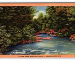 Scene Near Speculator New York NY UNP Linen Postcard S15 - $3.91