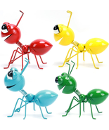Metal Yard Art Garden Decorative Cute Ant Outdoor Wall Sculptures-Set of 4 - €19,76 EUR