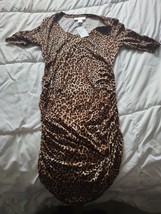 Motherhood Maternity Size XS Cheetah Dress - £31.43 GBP
