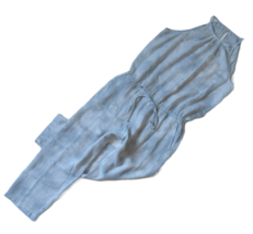 NWoT Anthropologie Cloth &amp; Stone Ice Blue Tie Dye Sleeveless Cropped Jum... - £32.47 GBP