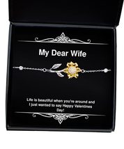 Fancy Wife, Life is Beautiful When You&#39;re Around and I just Wanted to say Happy! - £39.12 GBP