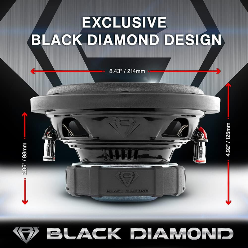 DIA-8D4 Car Subwoofer 8" 400W Max Power, 200W RMS, Dual 4 O Item image 4