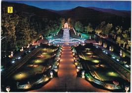 Spain Postcard La Granja De San Ildefonso Night In The Gardens  - $4.94