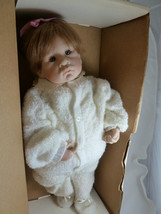 Julie Good Kruger COZY 20&quot; Baby Doll Wite Knit Outfit Beautiful sweet face - £43.51 GBP