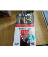 TDK 4 Pack T-120 VHS Tapes