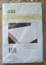 white mattress cover new full twin or queen  - $3.25