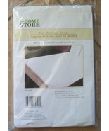 white mattress cover new full twin or queen  - $3.25