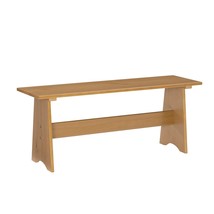 Linson Honey Solid Pine Wood Backless Bench - £150.11 GBP