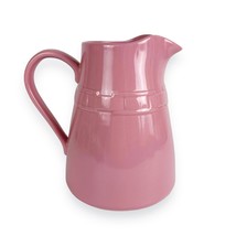 Longaberger Woven Traditions 2 Qt Pink Horizon of Hope Large 88oz Pitcher RARE - £132.34 GBP