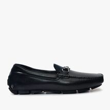 Pavia Black Leather Bit Drive Loafer Men Shoe image 3