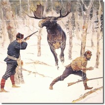 Frederic Remington Animals Painting Ceramic Tile Mural BTZ07351 - £195.26 GBP+