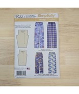 Simplicity 8022 Easy-To-Sew Sizes XS-L Adults&#39; Teens&#39; &amp; Child&#39;s Pants Pa... - £9.26 GBP