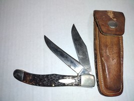 Vintage Western USA 062 Folding Hunter Large 2-Blade Folding Pocket Knif... - £36.06 GBP