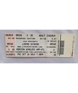 LYNYRD SKYNYRD - ORIGINAL 2013 UNUSED WHOLE FULL CONCERT TICKET - $20.51 CAD