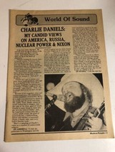 1981 Charlie Daniels vintage One Page Article  AR1 - £5.40 GBP