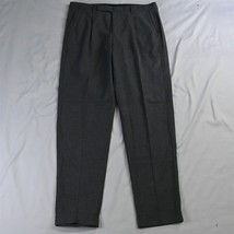 Murano 34 x 32 Gray Ultimate Modern Comfort Pleat Cuff Mens Dress Pants - £15.79 GBP