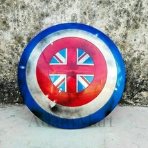 Medieval Captain America Shield Beautiful Color Finishing - £106.30 GBP