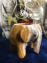 Crystal Afghan Jade Elephant Tealight Candle Holder Metaphysical - $27.09 CAD