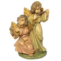 Cherub Angels Playing Harp Lyra &amp; Flute Italy 68 Figurine - £10.37 GBP