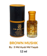 S Md Ayub Md Yaqub Brown Mushk High Quality Fragrance Oil 12 ML Free Shi... - £15.58 GBP
