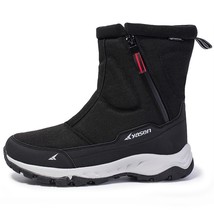 New Fashion Snow Boots Men waterproof winter men‘s boots plush warm boots Cotton - £45.93 GBP