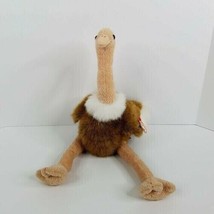 New TY 1998 Beanie Buddies Baby Stretch Ostrich 16&quot; Plush Stuffed Animal Bird - £7.81 GBP