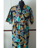 Vintage beautiful long robe Dynasty brand robe NWT made in Hong Kong siz... - $74.25