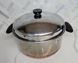Vintage Revere Ware Copper Clad Stainless Steel 5 Qt Stock Crock Pot 236... - $19.75