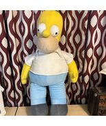 Homer Simpson Plush 29” 2004 Toy Factory The Simpsons - $2,724.10 MXN