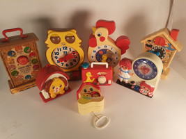 Estate Lot of 8 Children&#39;s Time-learning Clocks, As Shown in the Pictures,  - £34.87 GBP