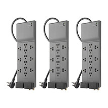 Belkin BE112230-083PK 3940J;RJ11;DSS;12OT 8 ;300K;SFCV;CBMGT;RTANGL,3PK - $152.27