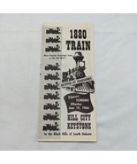 1966 1880 Train Hill City Keystone South Dakota Travel Brochure - $17.00 CAD
