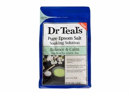 Dr. Teal's Epsom Salt Matcha Green Tea Bath Soaking Solution with Essential Oils - £22.51 GBP