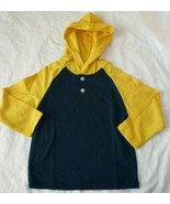 Garanimals Boys Long Sleeve Jersey Raglan Hoodie Shirt Size 3T Blue &amp; Ye... - $15.09 CAD