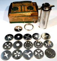 Vintage Sears &amp; Roebuck Kookie Designer With 16 Design Discs, Original Box - £23.52 GBP